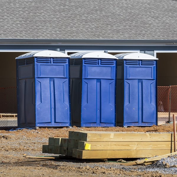 how can i report damages or issues with the portable restrooms during my rental period in Herman PA